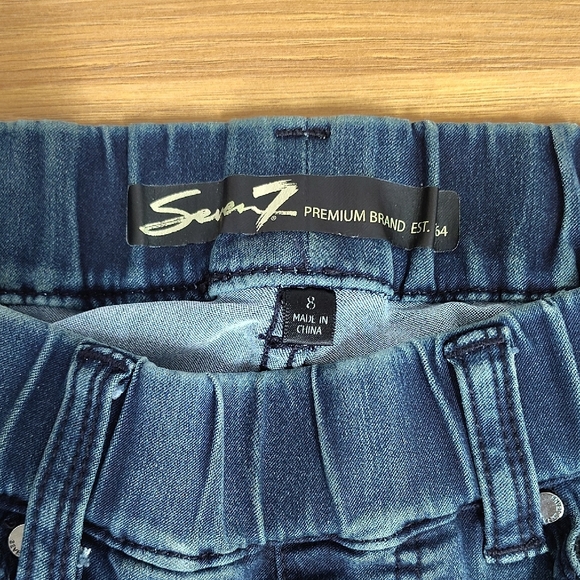 Seven7 Women's Dark Blue Jeggings,  Ladies Jeggings,  Ladies Size 8 - Picture 4 of 9